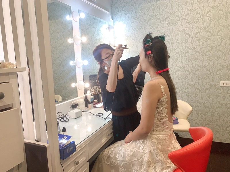 [ 新秘分享 ] 新北新秘推薦 我的第二次的新秘試妝來到中和Amber Wedding 攝影工作室找新秘Debra