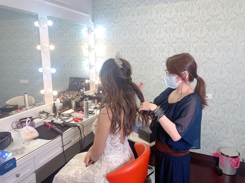 [ 新秘分享 ] 新北新秘推薦 我的第二次的新秘試妝來到中和Amber Wedding 攝影工作室找新秘Debra