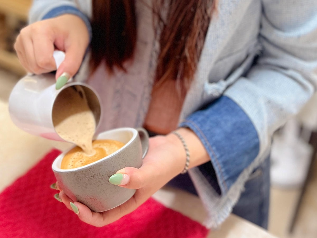 [ 咖啡拉花體驗 ] 汪喵咖啡教學 桃園中壢 中壢拉花體