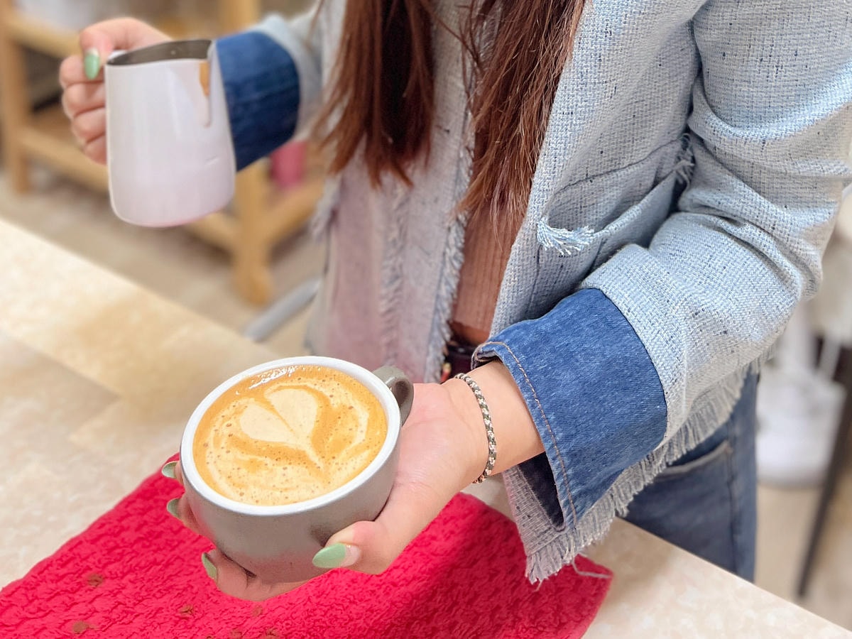 [ 咖啡拉花體驗 ] 汪喵咖啡教學 桃園中壢 中壢拉花體