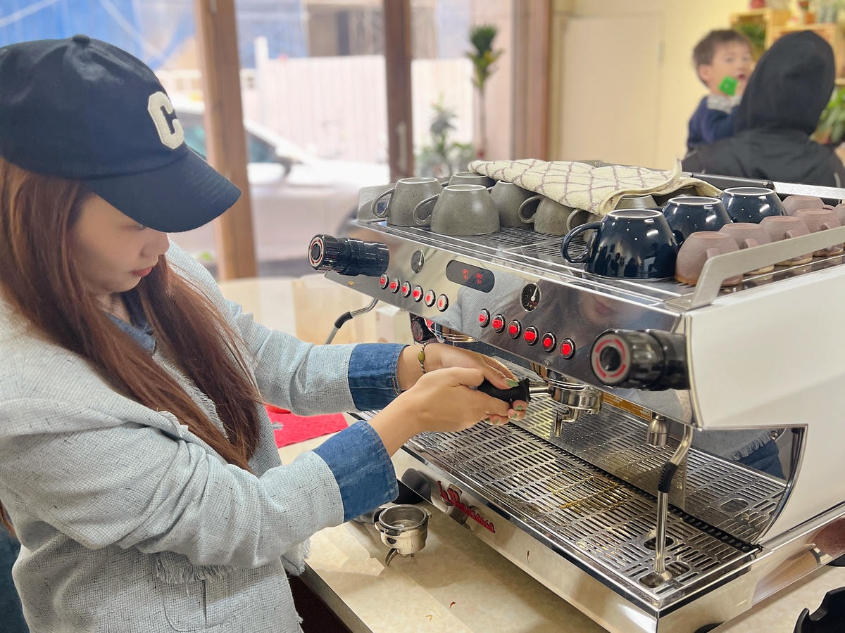 [ 咖啡拉花體驗 ] 汪喵咖啡教學 桃園中壢 中壢拉花體