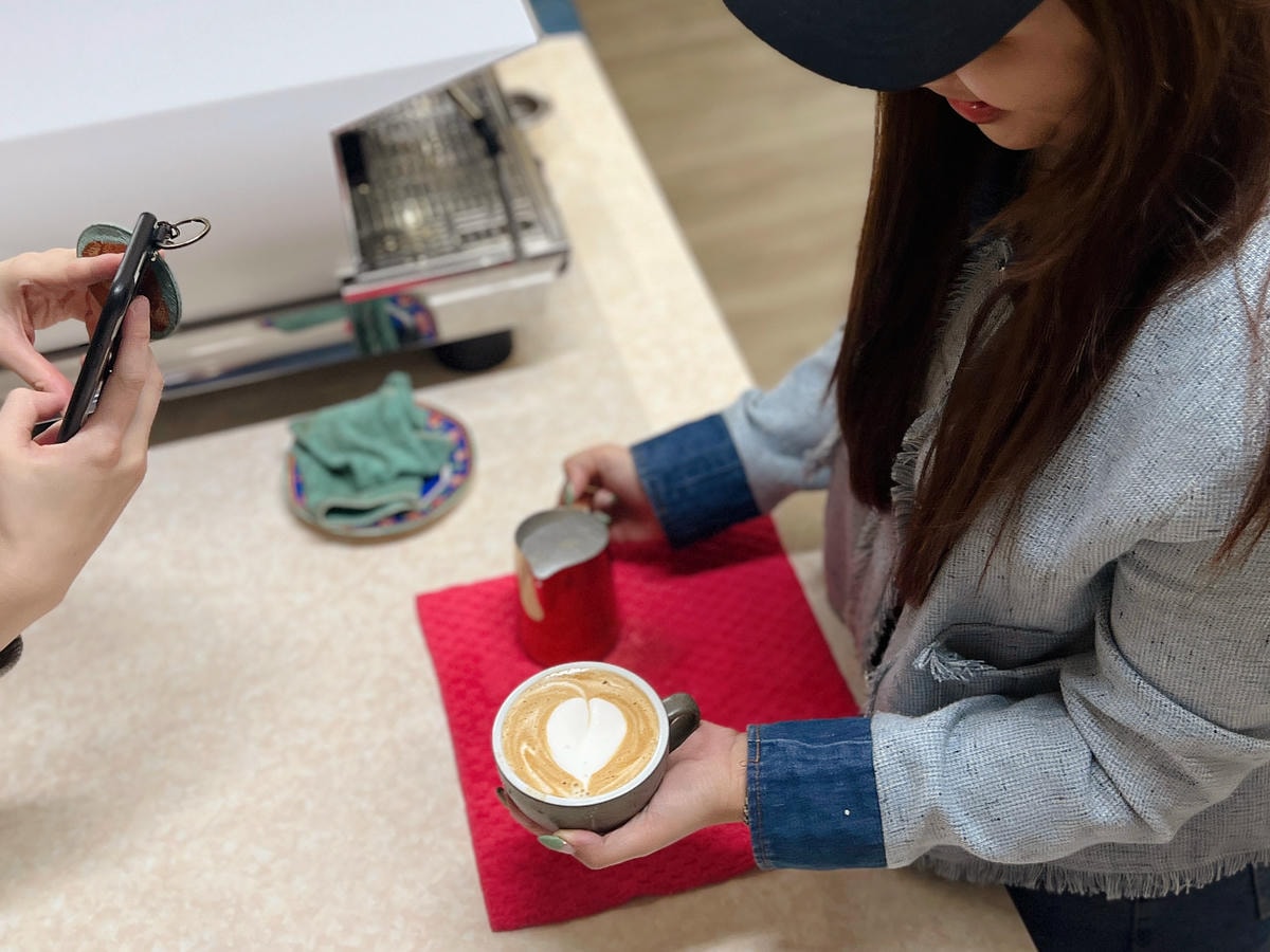 [ 咖啡拉花體驗 ] 汪喵咖啡教學 桃園中壢 中壢拉花體