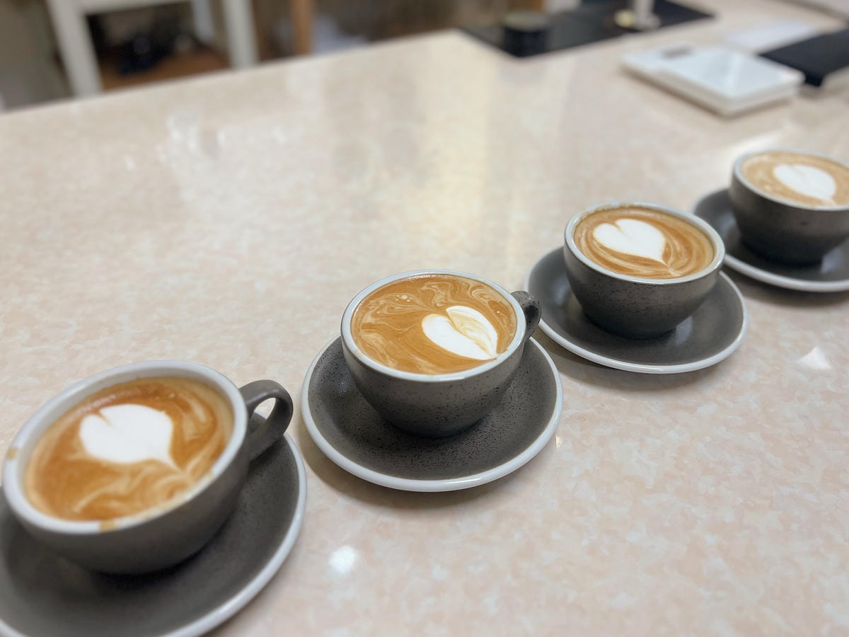 [ 咖啡拉花體驗 ] 汪喵咖啡教學 桃園中壢 中壢拉花體