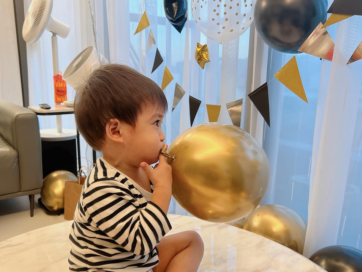 [ 派對佈置 ] KNJ氣球 寶寶生日派對氣球分享 