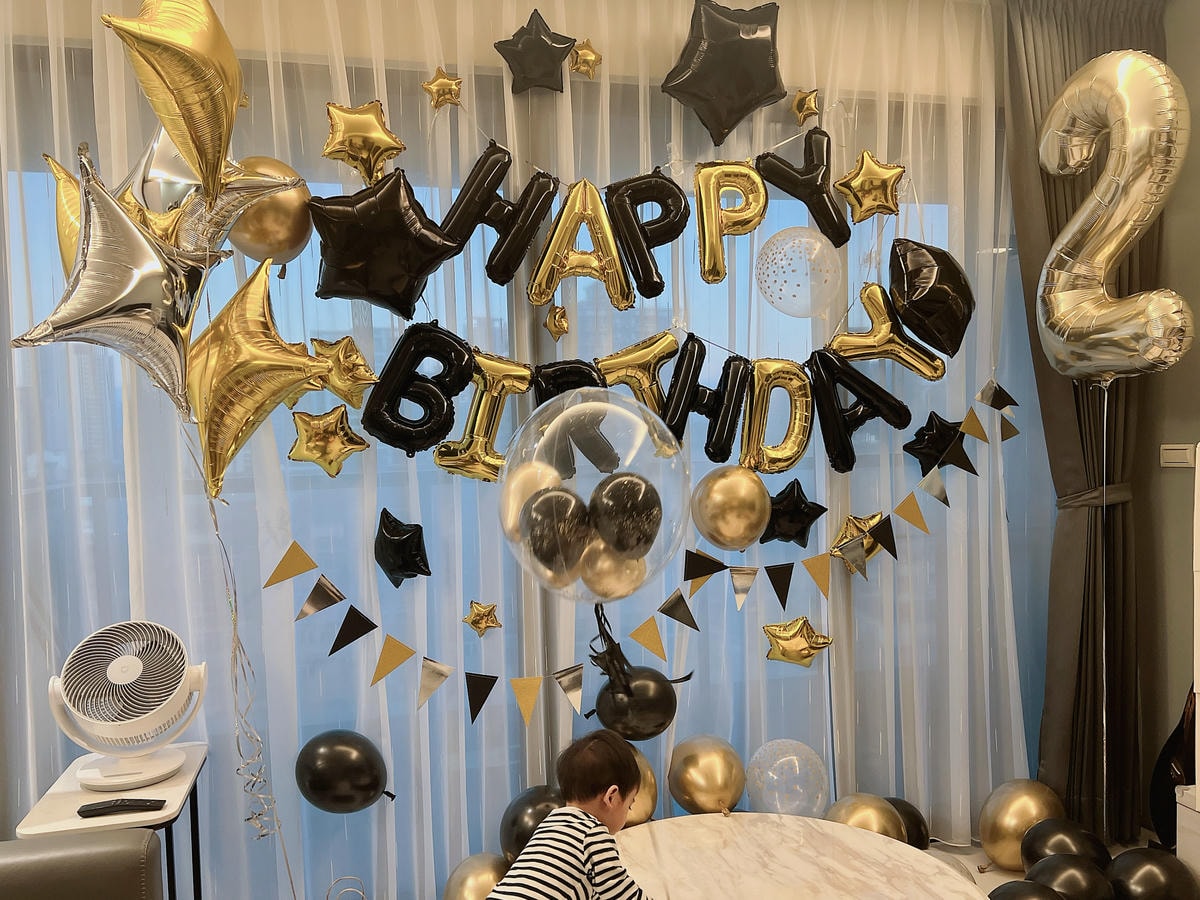 [ 派對佈置 ] KNJ氣球 寶寶生日派對氣球分享 