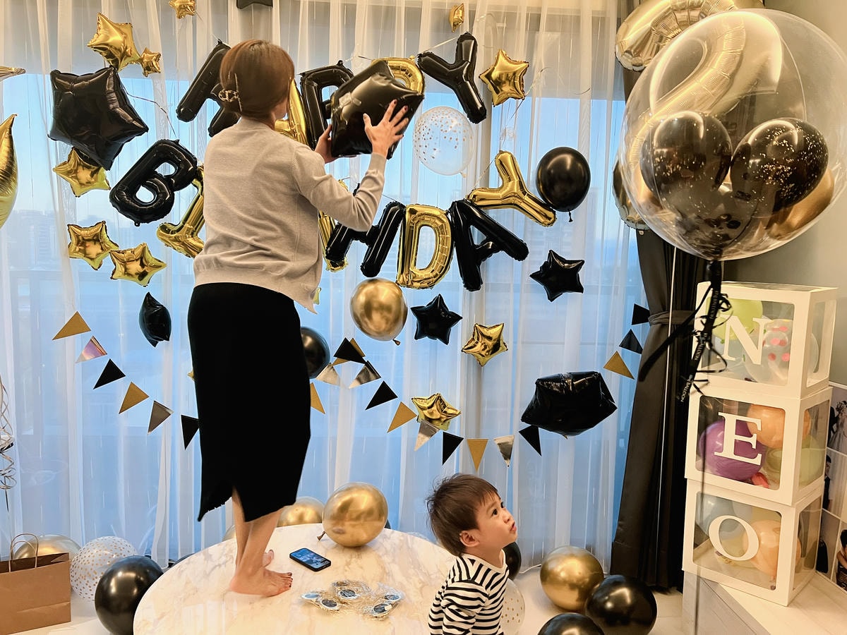 [ 派對佈置 ] KNJ氣球 寶寶生日派對氣球分享 