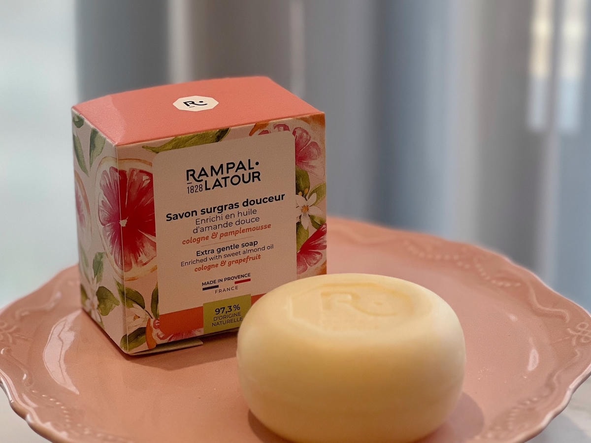 [ 沐浴用品 ] 南法香頌歐巴拉朵超潤甜杏仁油香皂開箱 