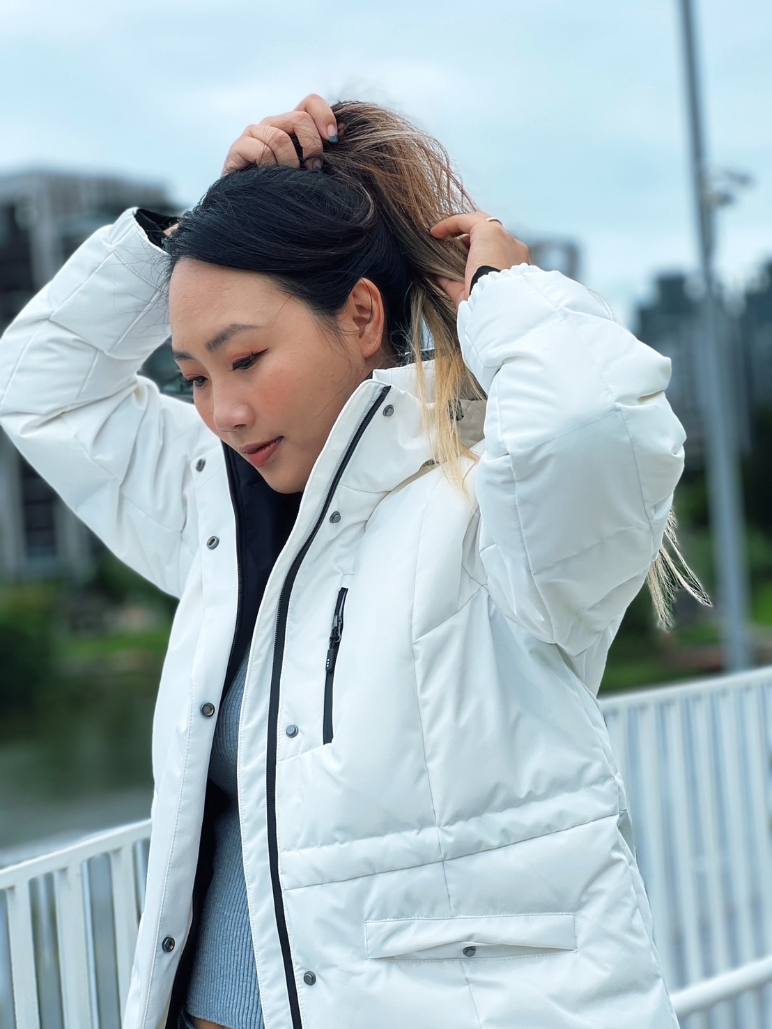 [ 穿搭分享 ] GIORDANO 5A級鵝絨外套開箱文8