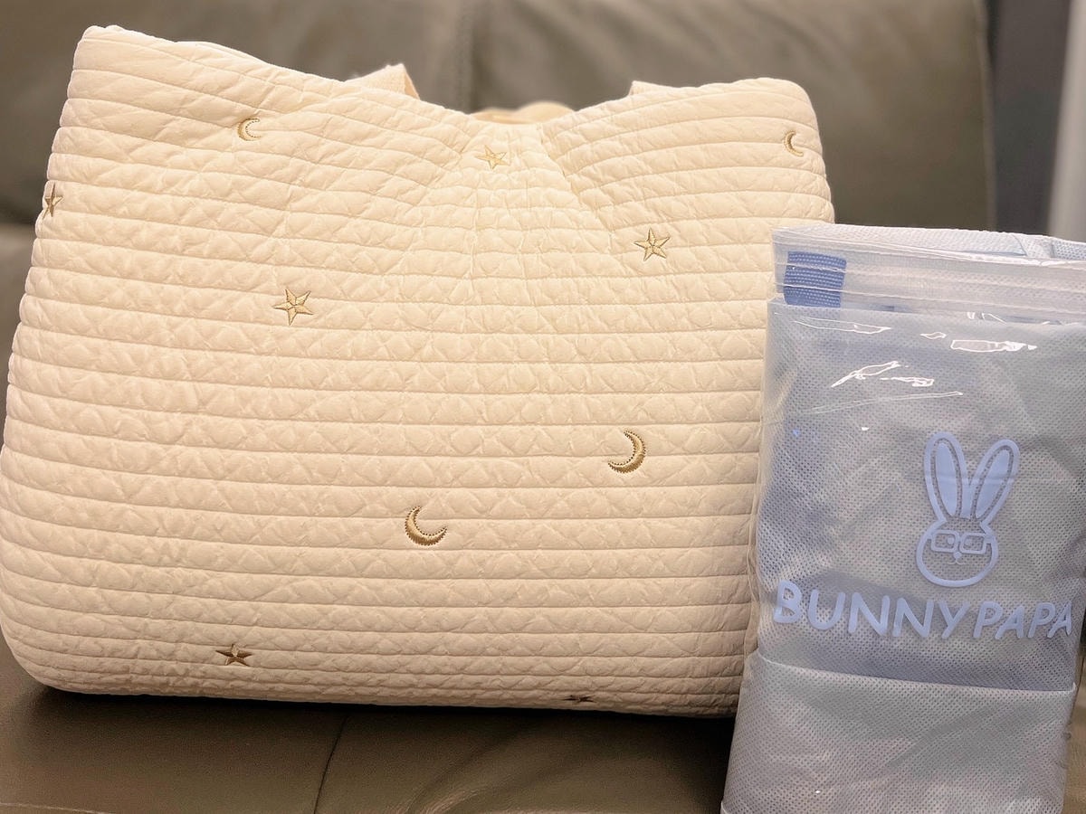 [ 兒童午睡寢具 ] BUNNY PAPA韓國四季雙面枕頭被
