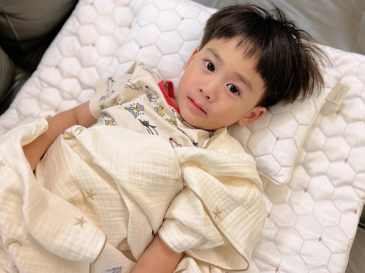 [ 兒童午睡寢具 ] BUNNY PAPA韓國四季雙面枕頭被