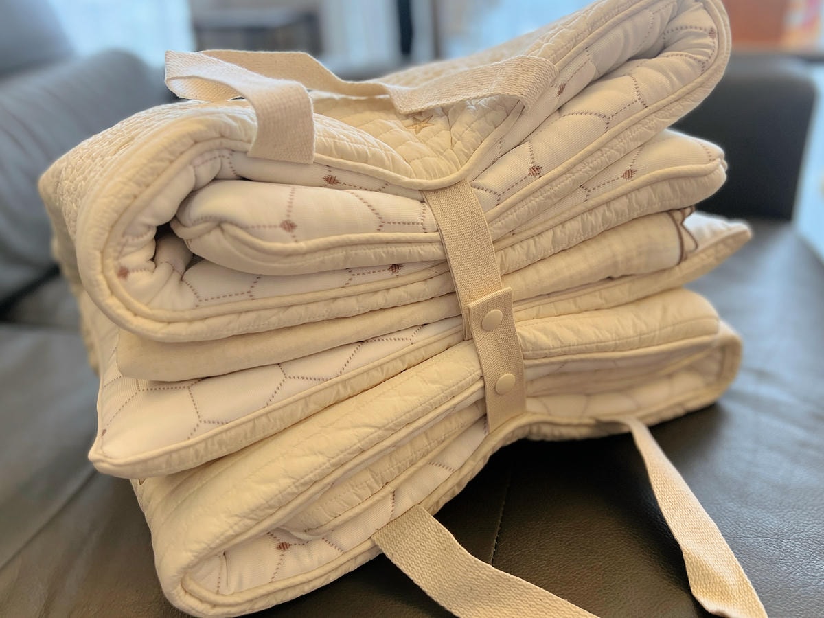 [ 兒童午睡寢具 ] BUNNY PAPA韓國四季雙面枕頭被