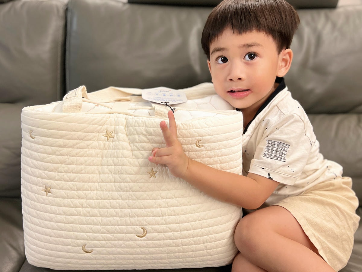 [ 兒童午睡寢具 ] BUNNY PAPA韓國四季雙面枕頭被