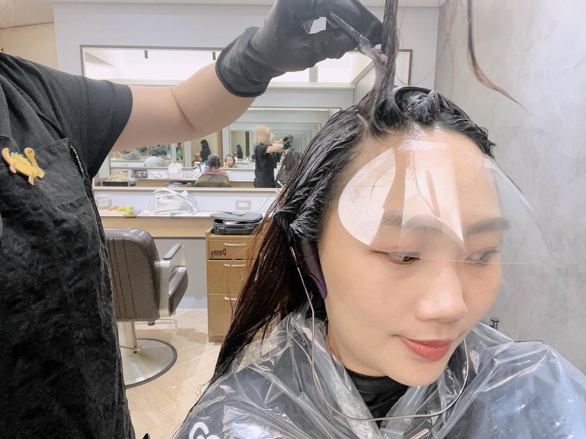 [台北中山區染髮推薦 ]Narciss Hair布丁頭漂後