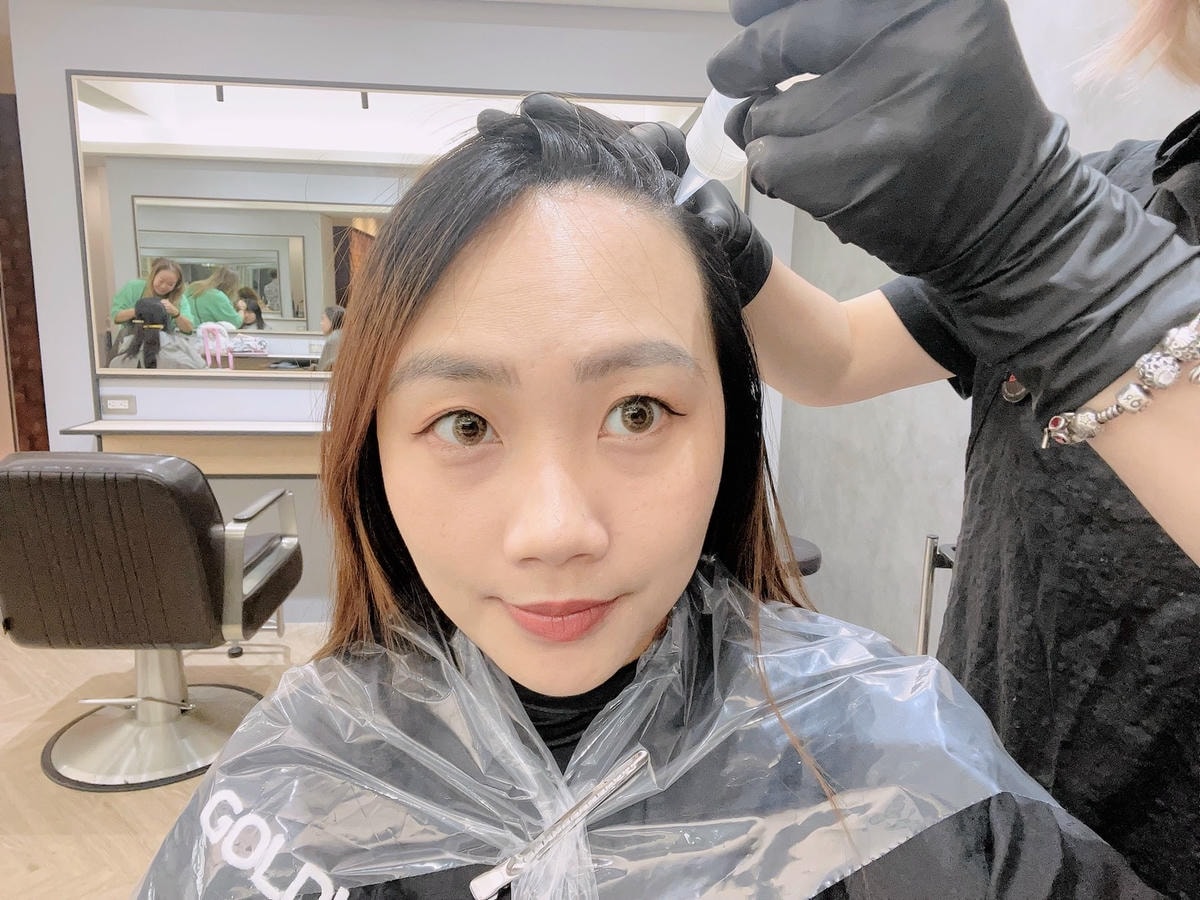 [台北中山區染髮推薦 ]Narciss Hair布丁頭漂後